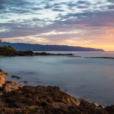 Photo Coastal sunset
