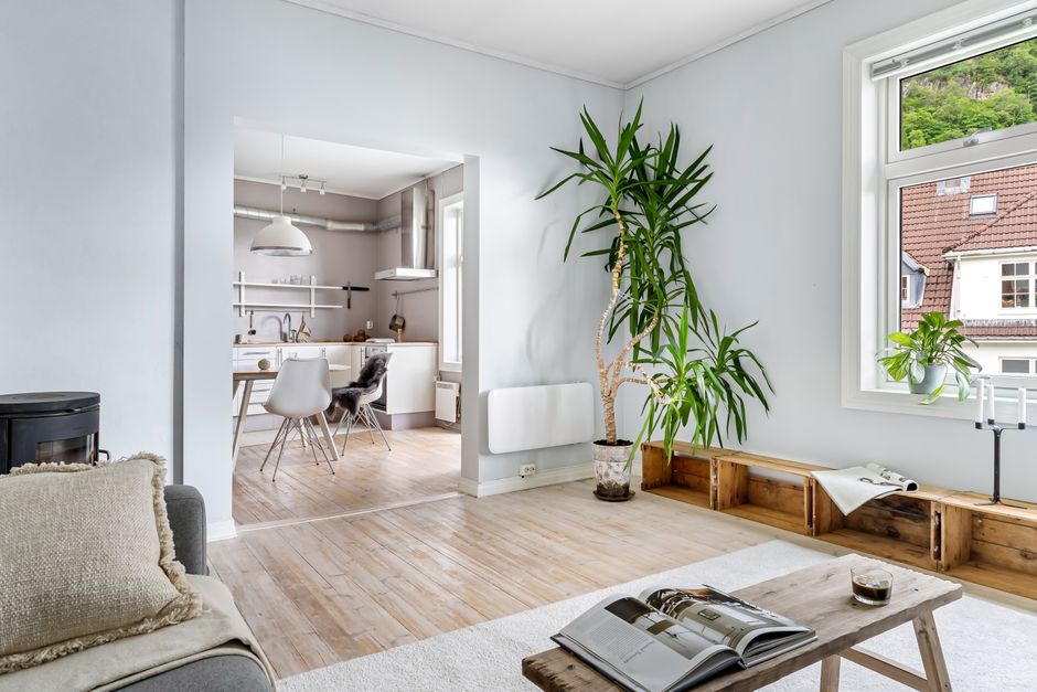 Zacht Scandinavisch textiel in neutrale tinten.