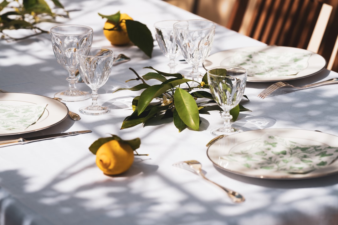 Stijlvol glaswerk voor zomertafels. Stijlvol glaswerk voor zomertafels.